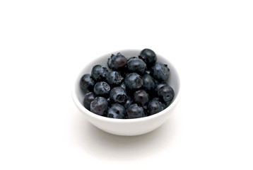 A bowl of blueberries