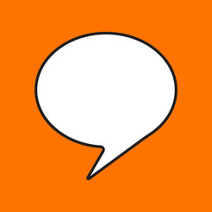 Vector callout icon. Eps10