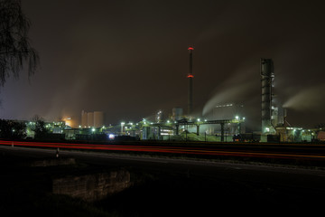 Fototapeta na wymiar Zuckerfabrik und Bioethanolanlage Zeitz, Sachsen-Anhalt