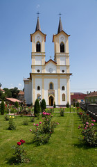 Orthodox church in Bistrita city,Romania