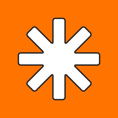 Vector star icon. Eps10