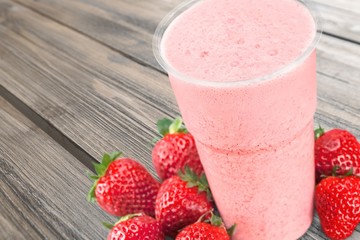 Smoothie, Milk Shake, Fruit.