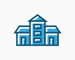 Vector real estate icon or logo