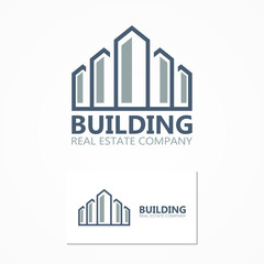 Vector building icon or logo