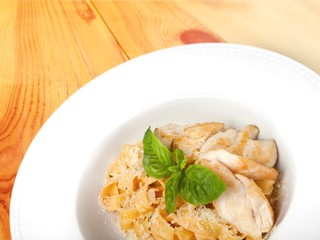 Pasta, italian, meal.