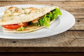 Panini, Sandwich, Grilled.