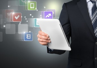 Network, display, pad.