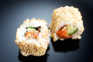 Japanese sushi roll Alaska 