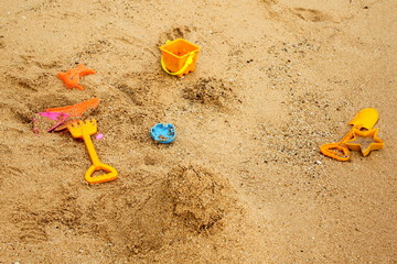 Fototapeta na wymiar Children sandboxes toy