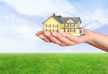 House, Human Hand, Residential Structure.