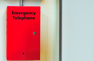 Box of telephone emergency call security
