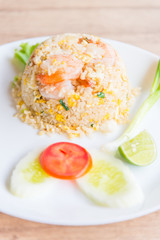 Fried rice with shrimp
