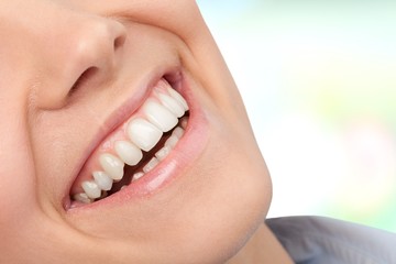 Obraz premium Smiling, Women, Human Mouth.