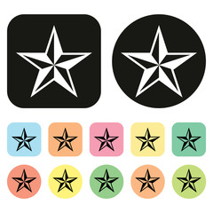 Military Ranks icon. Insignia icon. Vector