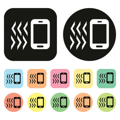 Telephone icon. Phone icon. vector