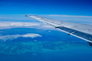 Aerial view of Bahamas