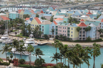 Aerial view of Nassau