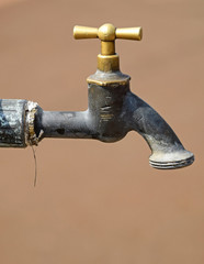 Water tap on the street