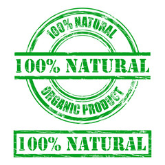 Rubber stamp design NATURAL