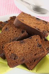 Malt fruit loaf