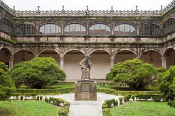 College of James Alpheus, Santiago de Compostela - obrazy, fototapety, plakaty