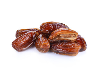 Palm fruit  on white background