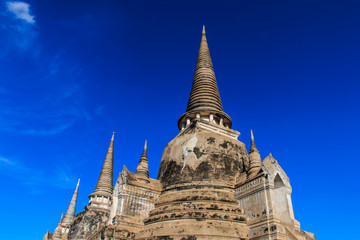 Fototapeta premium Wat Phra Si Sanphet ancient city and historical place. Located i