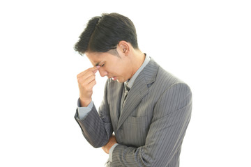 苦悩するビジネスマン