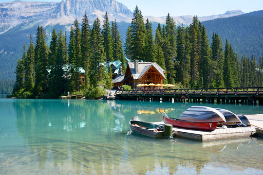 Emerald Lake im Yoho Nationalpark, British Columbia, Kanada