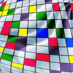 Abstract creative background in the style of mixed media