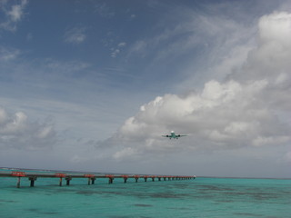 landing at shimoji okinawa