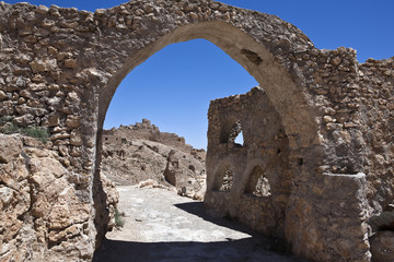 Libya, the riuns of the old Nalut village