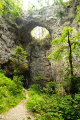 Natural bridge in Slovenia