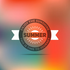 Retro summer vintage label