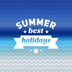 Retro summer vintage label