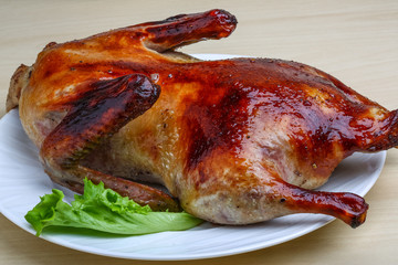 Roasted duck