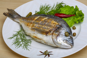 Grilled dorado