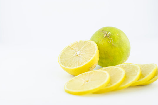 Fresh lemon isolated