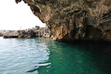 Fototapeta na wymiar Grotta del Leone - Isola di Dino