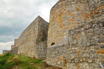 Fototapeta na wymiar Old castle ruins in Slovenia