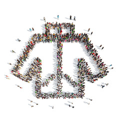 people in the shape of a jacket.