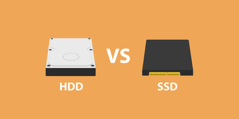 Perbedaan kecepatan SSD dan HDD