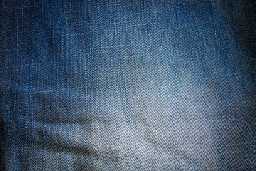 Texture of blue jeans background