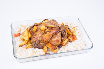 Pişmiş Bütün Tavuk