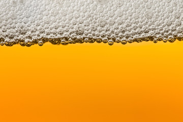Beer with foam. Macro. - 84666924