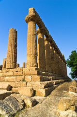Temple of Hera,Juno at Agrigento Valley of the Temple, Sicily