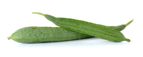 Zucchini isolated on the white background