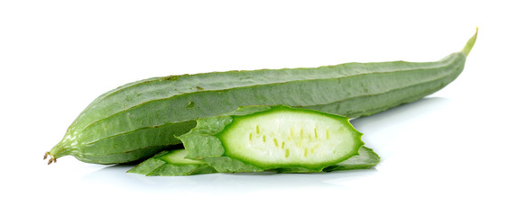 Zucchini isolated on the white background