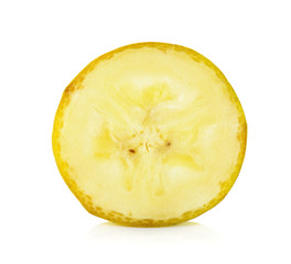 Banana isolated on the white background