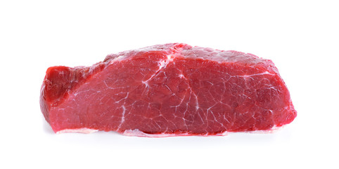 Meat isolated on the white background